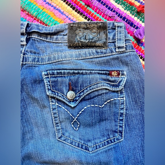 Cheryl Crow Bootheel Trading Company Fontana low rise bootcut blue jeans • 30 - Picture 16 of 16